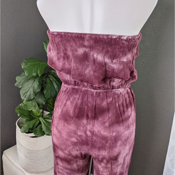 Anama Tie Die Strapless Romper - Picture 5 of 10